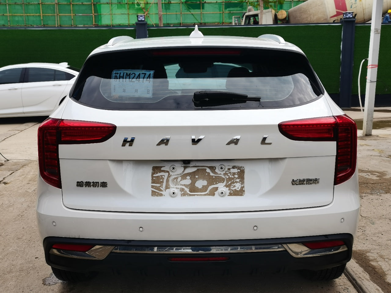 Haval Chulian 2021 вид сзади