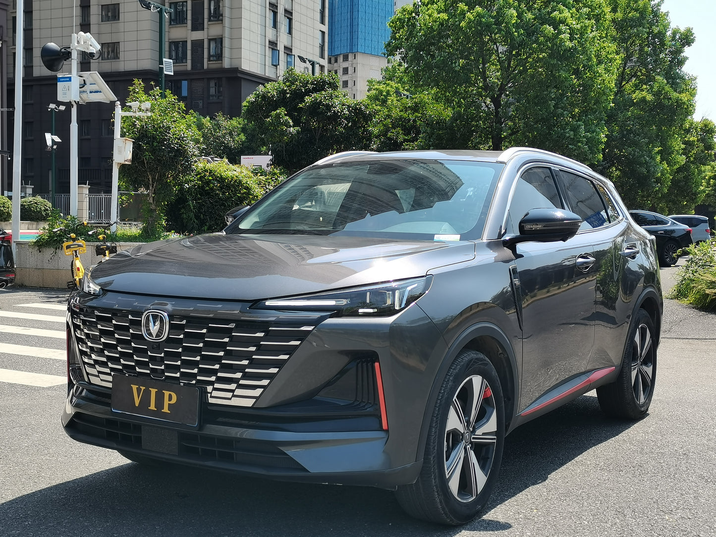 Боковой вид Changan CS55 Plus 2022