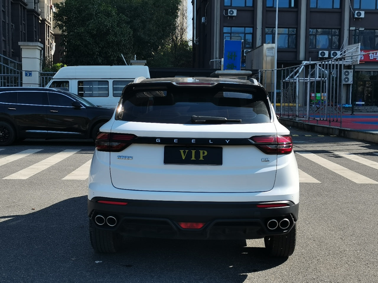 Coolray 2021 задний вид