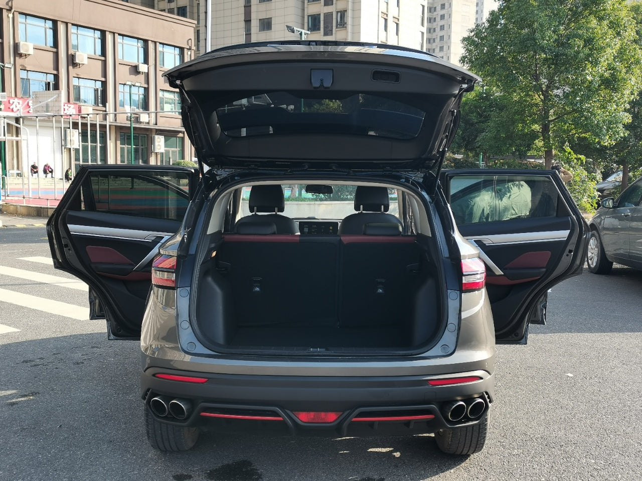 Geely Binyue, вид сзади