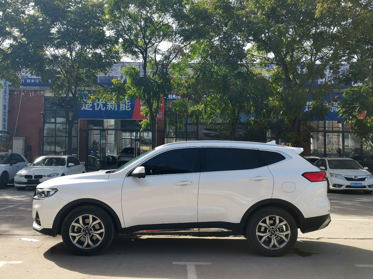 Боковой вид Haval H6 2021